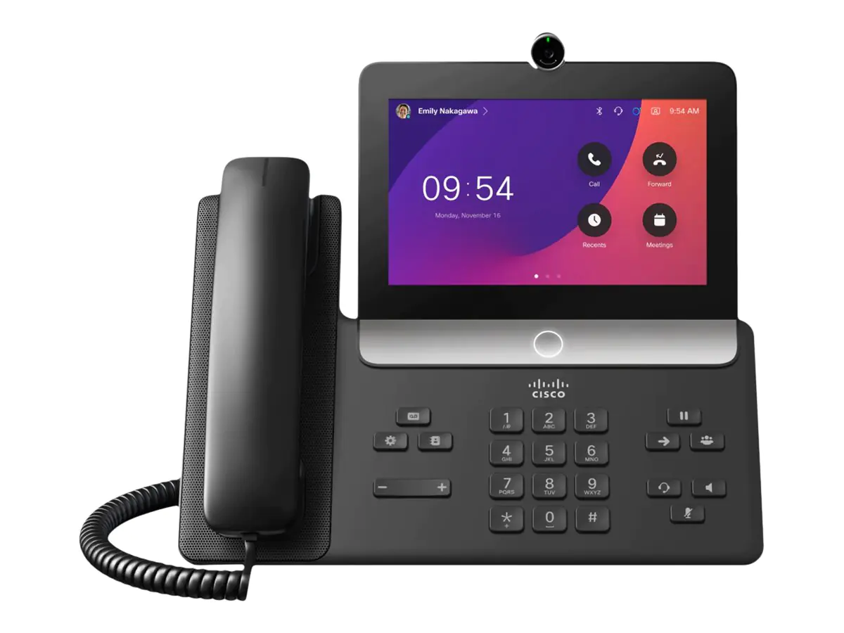 Cisco Video Phone 8875 - IP-Videotelefon - mit Digitalkamera, Bluetooth-Schnittstelle mit Rufnumm
