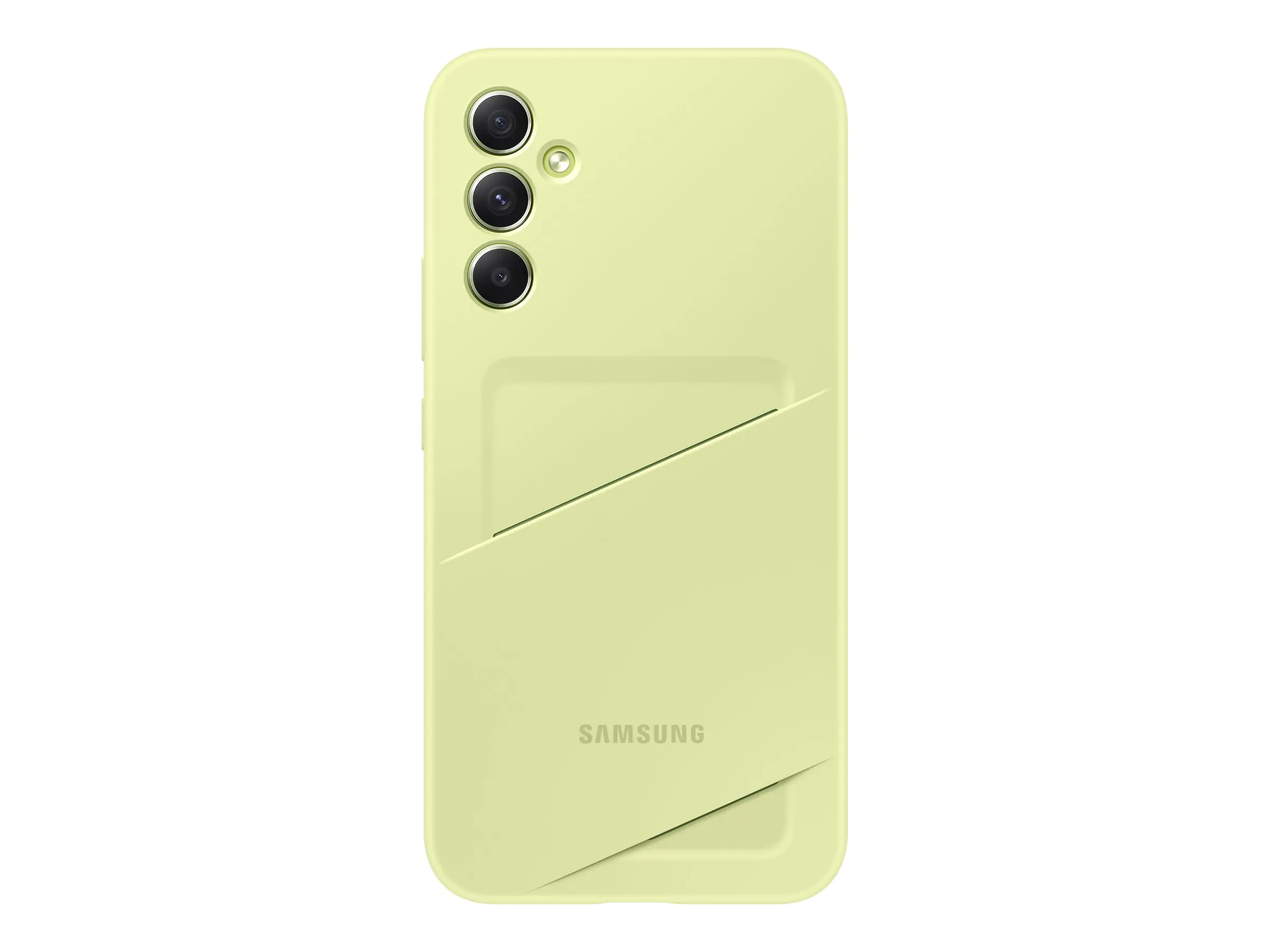 Samsung EF-OA156 - Hintere Abdeckung für Mobiltelefon - Thermoplastisches Polyurethan (TPU) - gelbgrün - für Galaxy A15
