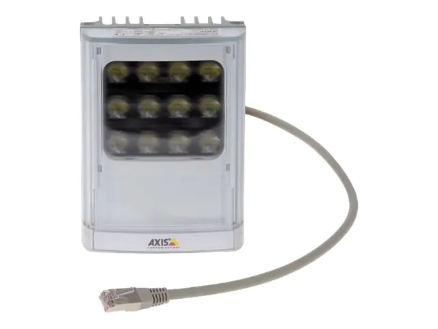 Axis T90D25 - Weiße LED-Beleuchtung - Deckenmontage möglich, Pfosten montierbar, geeignet für Wandmontage 01216-001