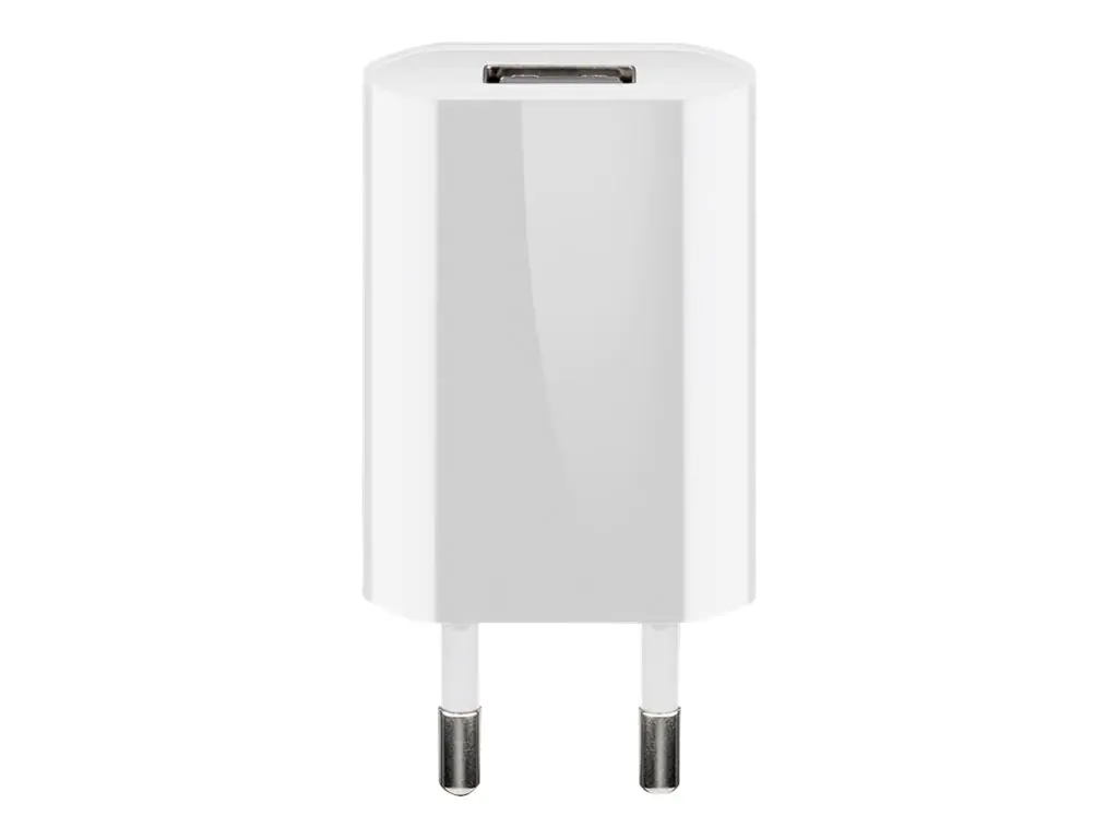 goobay - Netzteil - 5 Watt - 1 A (USB) - weiß