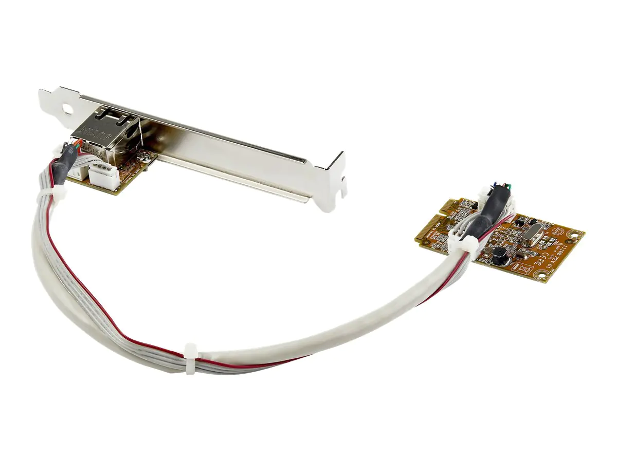 StarTech Mini PCI Express Gigabit Ethernet Netzwerkkarte - mini PCIe NIC Lan Adapter Karte - Netzwerkadapter - PCIe Mini Card - Gigabit Ethernet
