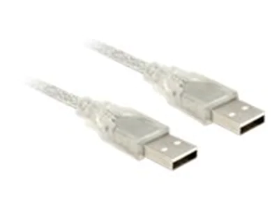 DeLOCK - USB-Kabel - USB (M) bis USB (M) - USB 2.0 - 2 m - durchsichtig