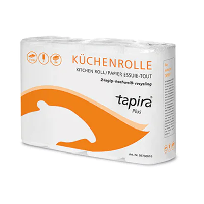 TAPIRA Küchenrolle 160631 2-lagig 64 Blatt 4 St./Pack