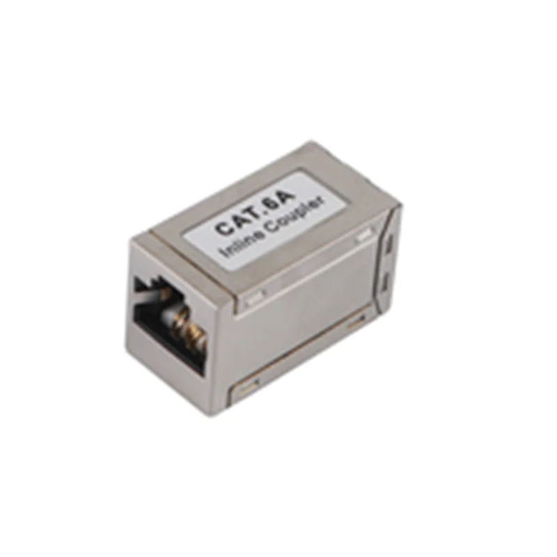 Equip Cat.6A geschirmter modularer Inline-Koppler, RJ-45, RJ-45, Silber 221171