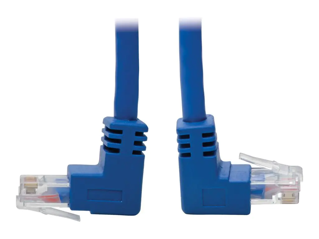 Eaton Tripp Lite Series Cat6 Patch Cable Up -Angled / Down Angled UTP Molded M/M Blue 1ft -