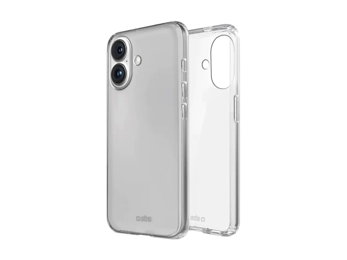 SBS Skinny Cover für iPhone 16 transparent
