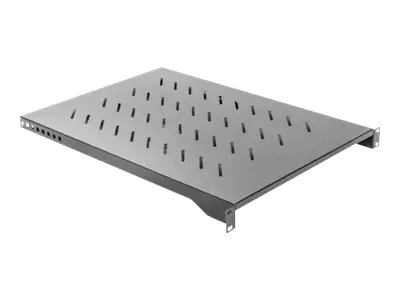 Lanberg Rack - Regal - RAL 9004, Schwarz - 1U - 48.3 cm (19") AK-1010-B