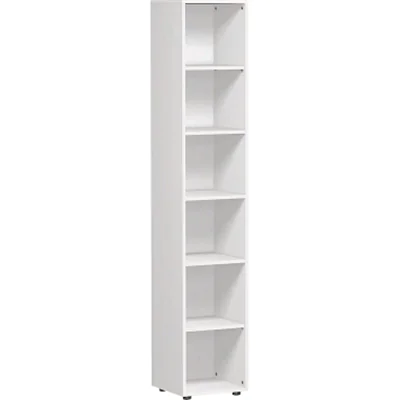 Geramöbel Regal Flex S-346001-W 6OH 6Böden 400x2.160x400mm ws