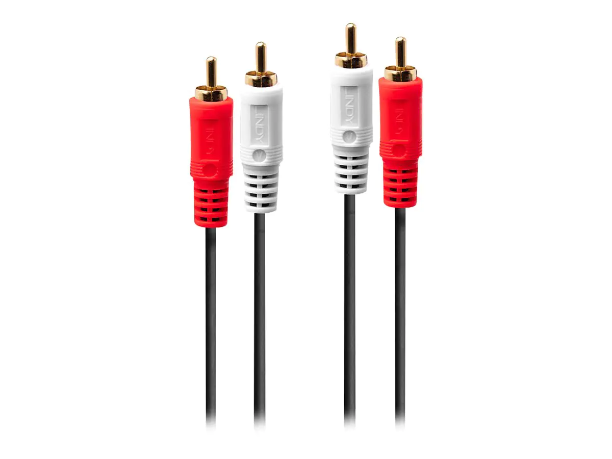Lindy Premium - Audiokabel - RCA x 2 (M) bis RCA x 2 (M) - 2 m