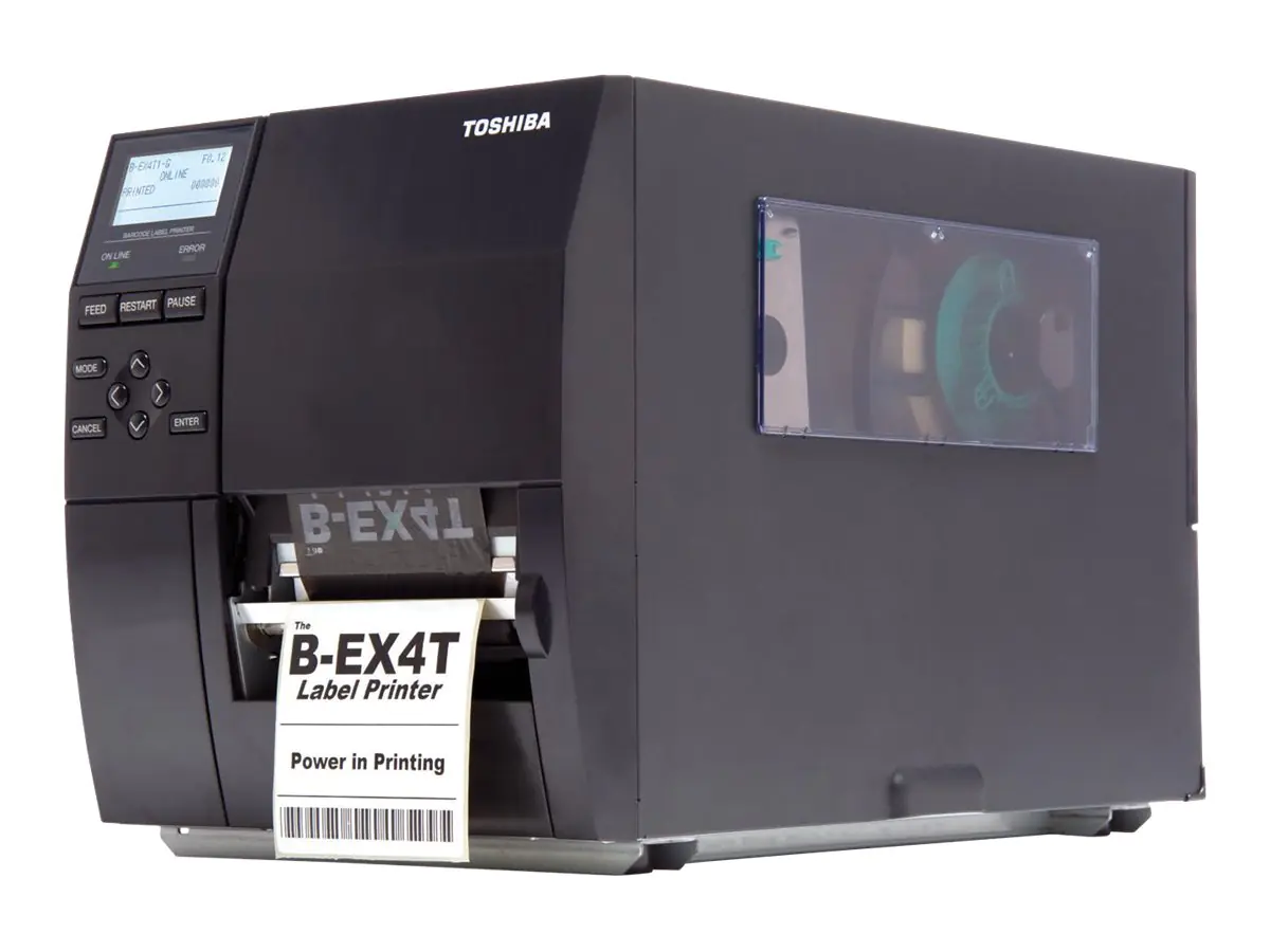 Toshiba TEC B-EX4T1-TS12-QM-R - Etikettendrucker - Thermodirekt / Thermotransfer - Rolle (12 cm) - 305 dpi - bis zu 355 mm/Sek. - USB, LAN