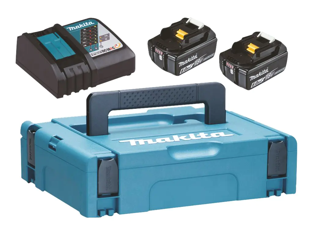Makita LXT - Batterieladegerät + Batterie - für Makita DHR263Z, DHR263ZJ, DHR264Z, DHR264ZJ, DUH651Z, DUR364LZ