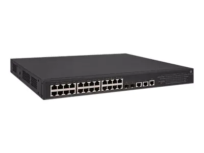 HPE FlexNetwork 5130-24G-PoE+-2SFP+-2XGT (370W) EI - Switch - L3 - managed - 24 x 10/100/1000 (PoE+) + 2 x 1 Gigabit / 10 Gigabit SFP+ + 2 x 10 Gigabit Ethernet - an Rack montierbar - PoE+ (370 W)