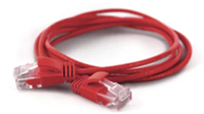 WANTEC 7270 - 0,5 m - Cat6a - U/UTP (UTP) - RJ-45 - RJ-45 - Rot