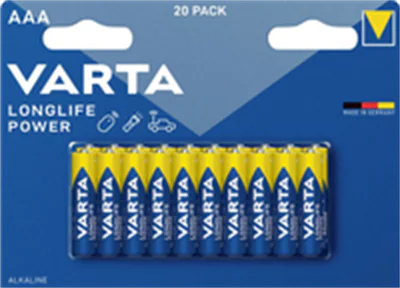 Varta Batterie Alkaline Micro AAA LR03 1.5V - Batterie - Micro (AAA)