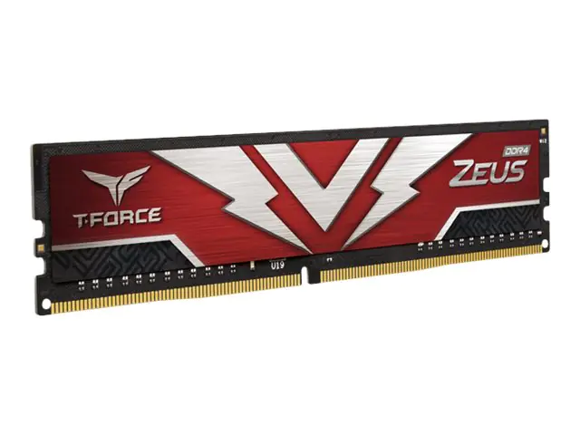 T-FORCE ZEUS - DDR4 - Modul - 8 GB - DIMM 288-PIN - 3200 MHz / PC4-25600 - CL20 - 1.2 V - ungepuffert - non-ECC - Rot