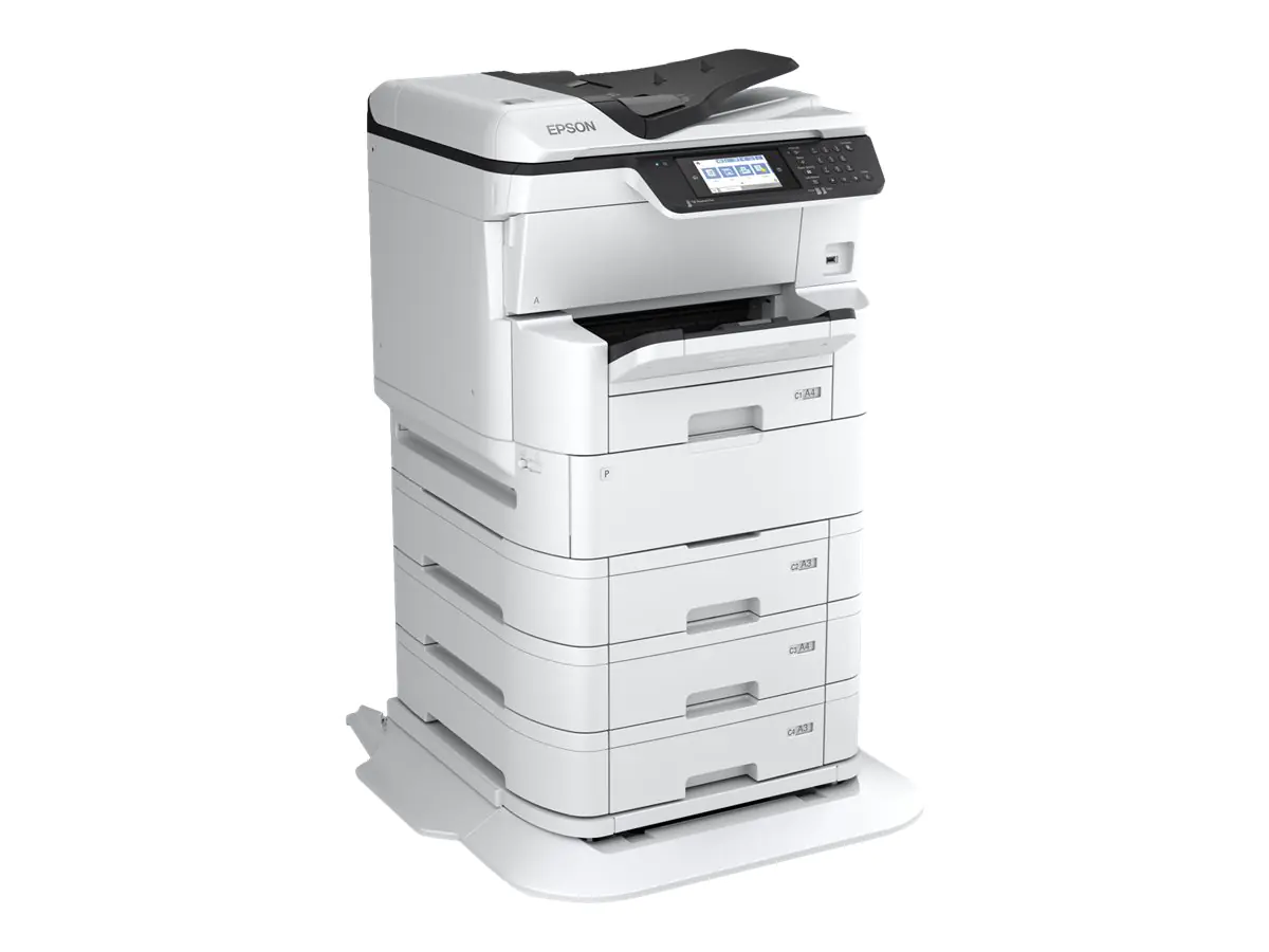 Epson WorkForce Pro WF-C878RD3TWFC BAM - Multifunktionsdrucker - Farbe - Tintenstrahl - A3 (297 x 420 mm) (Original) - A3 (Medien) - bis zu 25 Seiten/Min. (Drucken) - 1835 Blatt - 33.6 Kbps - Gigabit LAN, Wi-Fi(n), USB 3.0, USB 2.0-Host