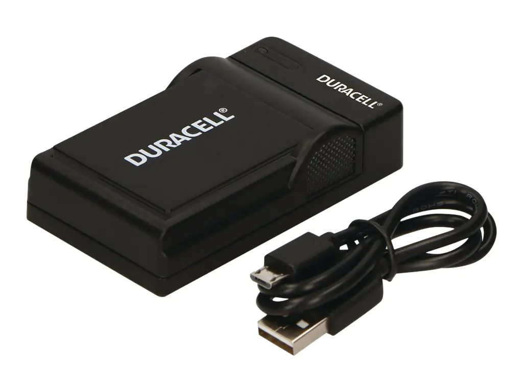 Duracell DRP5953 - USB-Batterieladegerät - 1 x Batterien laden - für Panasonic Lumix DMC-F4T, FH22, FS11, FS33, FT20, FT4, FX48, FX66, FX70, FX700, FX75, TS10