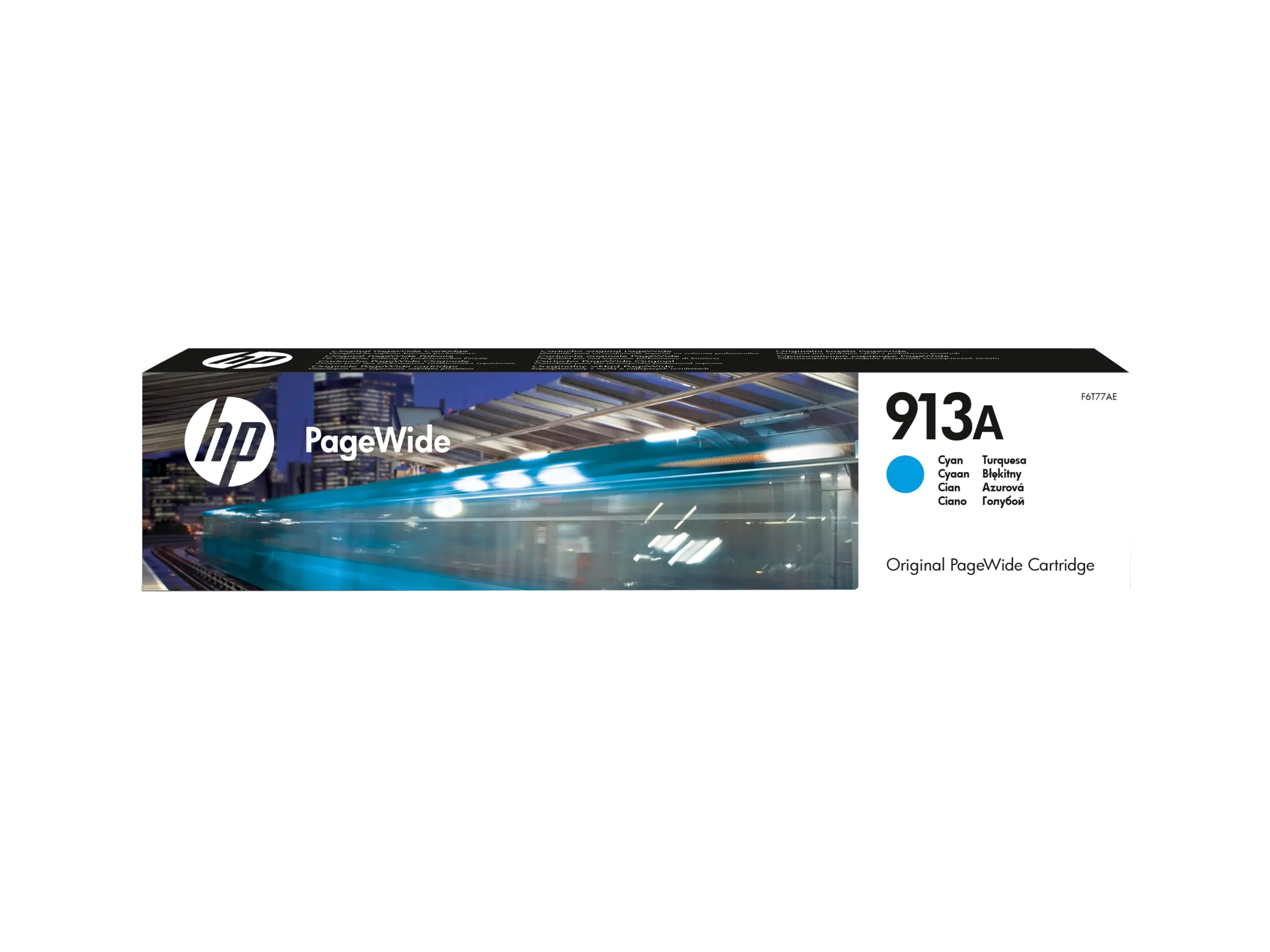 HP 913A - Cyan - Original - PageWide - Tintenpatrone - für PageWide 352, MFP 377; PageWide Managed MFP P57750, P55250; PageWide Pro 452, 477, 552