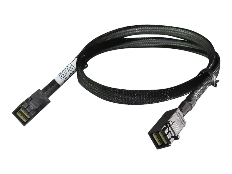 RaidSonic ICY BOX IB-CB011 - Internes SAS-Kabel - SAS 12Gbit/s - 4x Mini SAS HD (SFF-8643) bis 4x Mini SAS HD (SFF-8643) - 50 cm - Schwarz