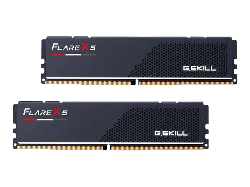 G.Skill Flare X5 - DDR5 - Kit - 64 GB: 2 x 32 GB - DIMM 288-PIN Low Profile - 5600 MHz / PC5-44800 - CL36 - 1.25 V - ungepuffert - non-ECC - mattschwarz eloxiert
