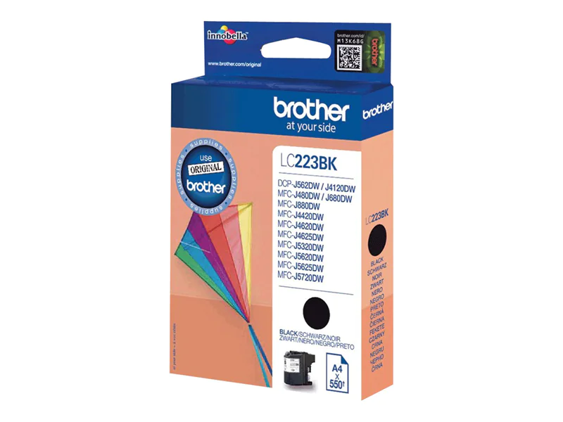 Brother LC223BK - Schwarz - original - Tintenpatrone