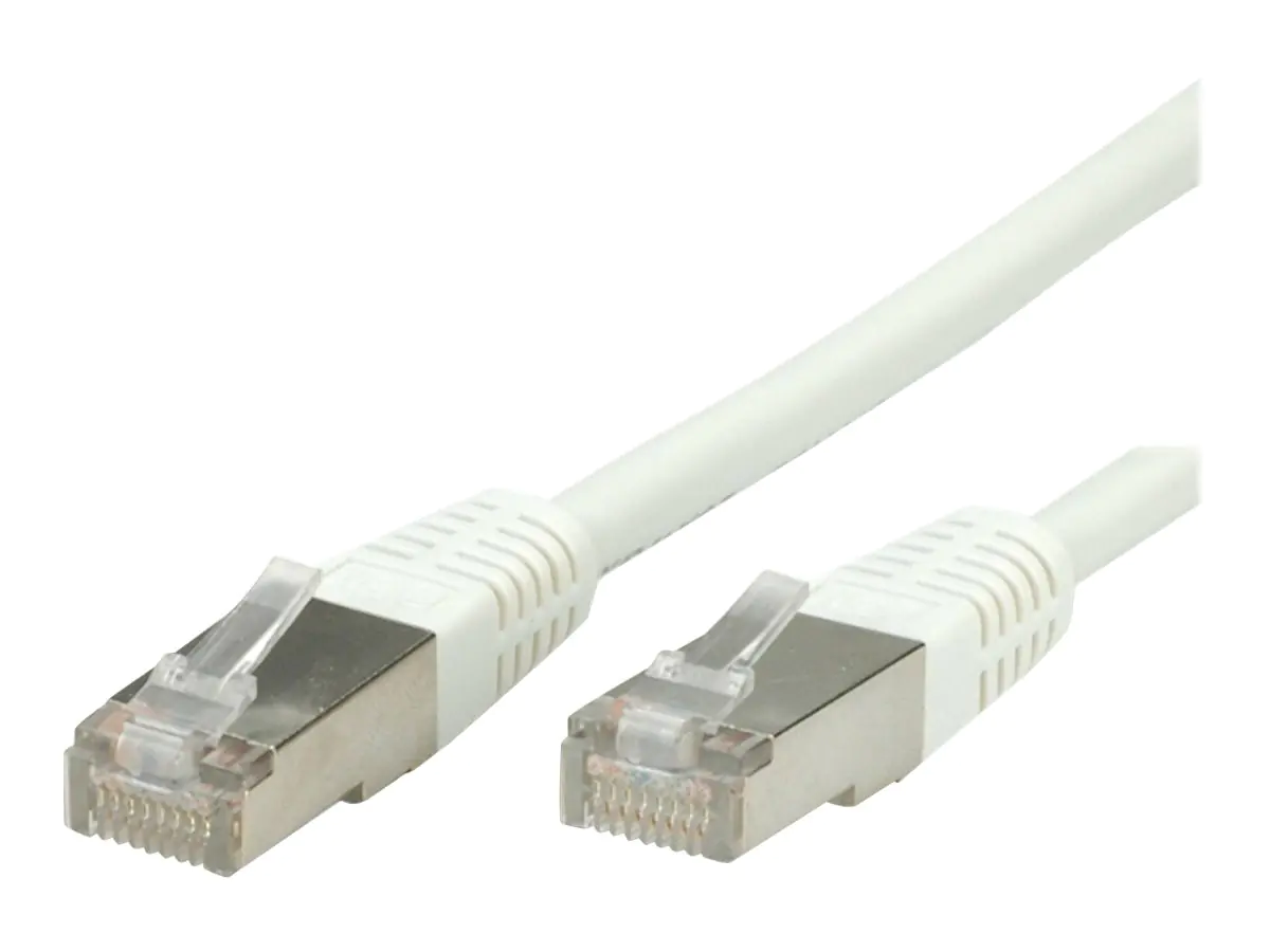 Value Patch-Kabel RJ-45 (M) RJ-45 (M) 21.99.1386 Paare in Metallfolie (PiMf) CAT 6e 10 m Weiß