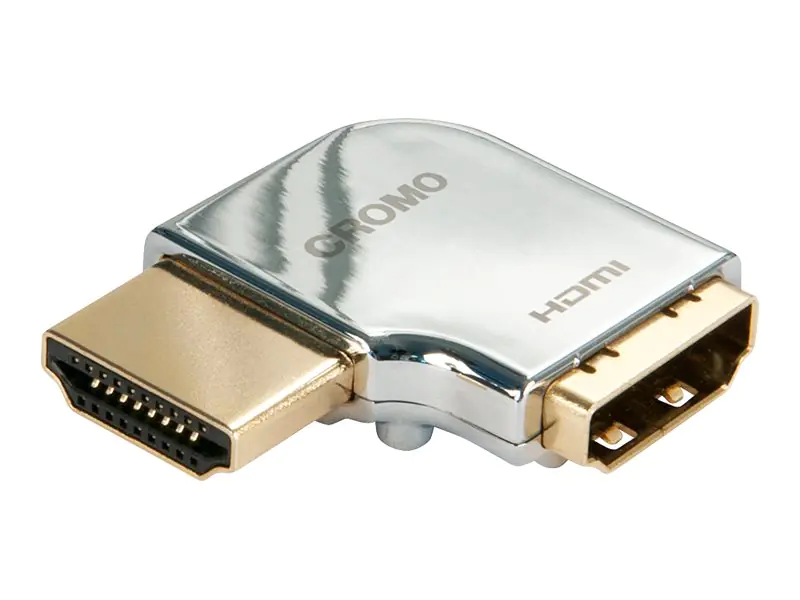 Lindy CROMO Left - HDMI rechtwinkliger Adapter - HDMI männlich zu HDMI weiblich - abgeschirmt