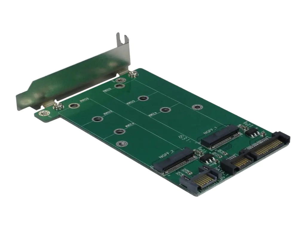Inter-Tech KT005B - Laufwerksschachtadapter - M.2 - M.2 Card - SATA 6Gb/s