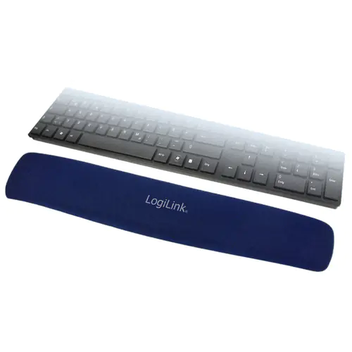 LogiLink Keyboard Gel Pad - Tastatur-Handgelenkauflage - Schwarz