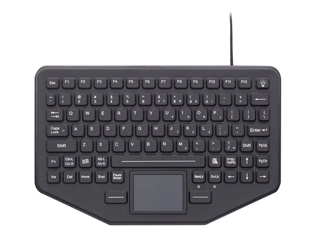 Gamber-Johnson iKey - Tastatur - mit Touchpad