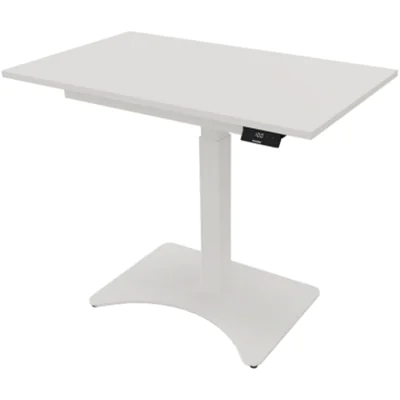 NowyStyl Schreibtisch eModel 2.0 MINI Maße: 900 x 640-1.100 x 550 mm (B x H x T) Holz weiß
