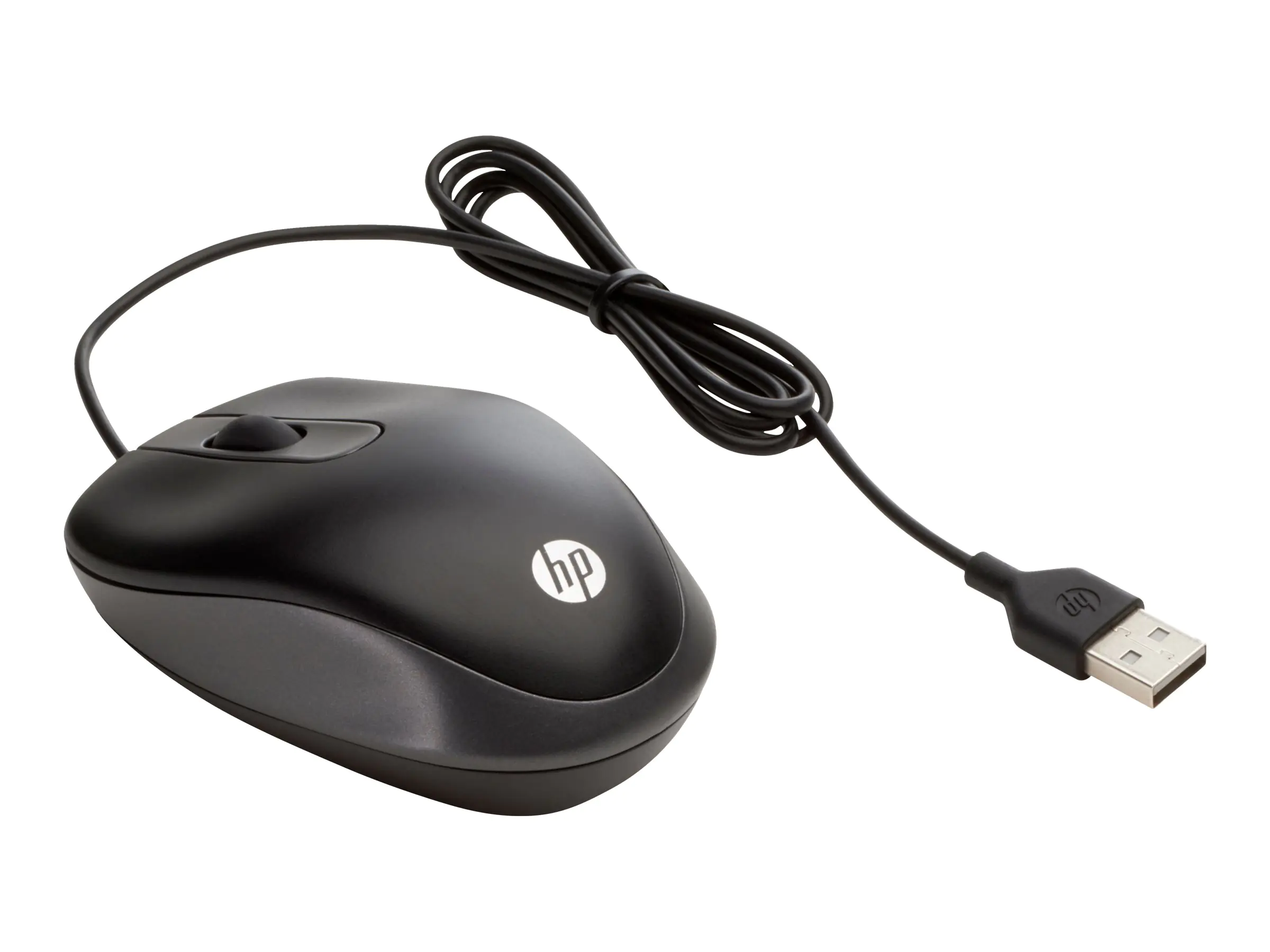 HP Travel - Maus - optisch - 3 Tasten - kabelgebunden - USB