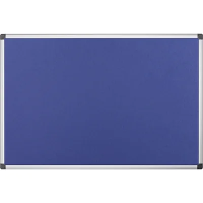 Bi-office Pinnwand Maya FA1243170 Aluminiumrahmen Filz 150x120cm blau