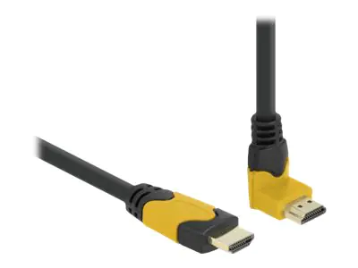 Delock High Speed - HDMI-Kabel - HDMI männlich gerade zu HDMI männlich nach oben angewinkelt - 2