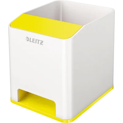 Leitz Stifteköcher WOW Duo Colour 9 x 10 x 10,1 cm (B x H x T) Polystyrol gelb/weiß