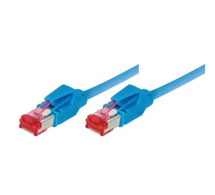 exertis Connect - Patch-Kabel - RJ-45 (M) zu RJ-45 (M) - 2 m - SFTP - CAT 6 - halogenfrei - Blau