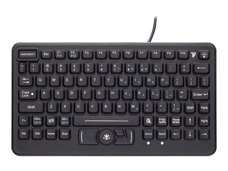Gamber-Johnson iKey - Tastatur - hinterleuchtet - USB