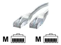 VALUE - Patch-Kabel - RJ-45 (M) zu RJ-45 (M) - 1 m - SFTP, PiMF - CAT 6 - geformt, verseilt - Grau