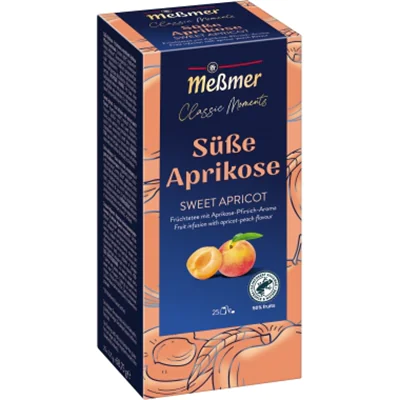 Meßmer Tee Classic Moments Süße Aprikose 25 Btl./Pack.