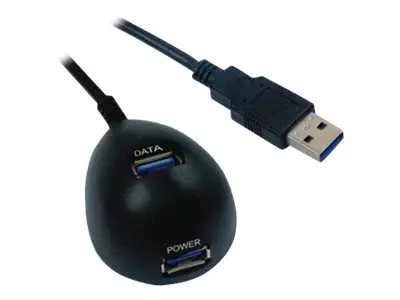 VALUE - USB-Verlängerungskabel - USB Typ A (M) zu USB Typ A, USB Typ A (nur Spannung) (W) - USB 3.0 - 1.5 m - Schwarz