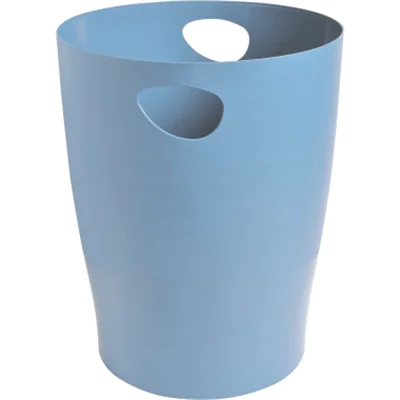 Exacompta Papierkorb ECOBIN 26,3 x 33,5 cm (Ø x H) 15l Polypropylen Farbe: pastellblau 1 Sortierfach