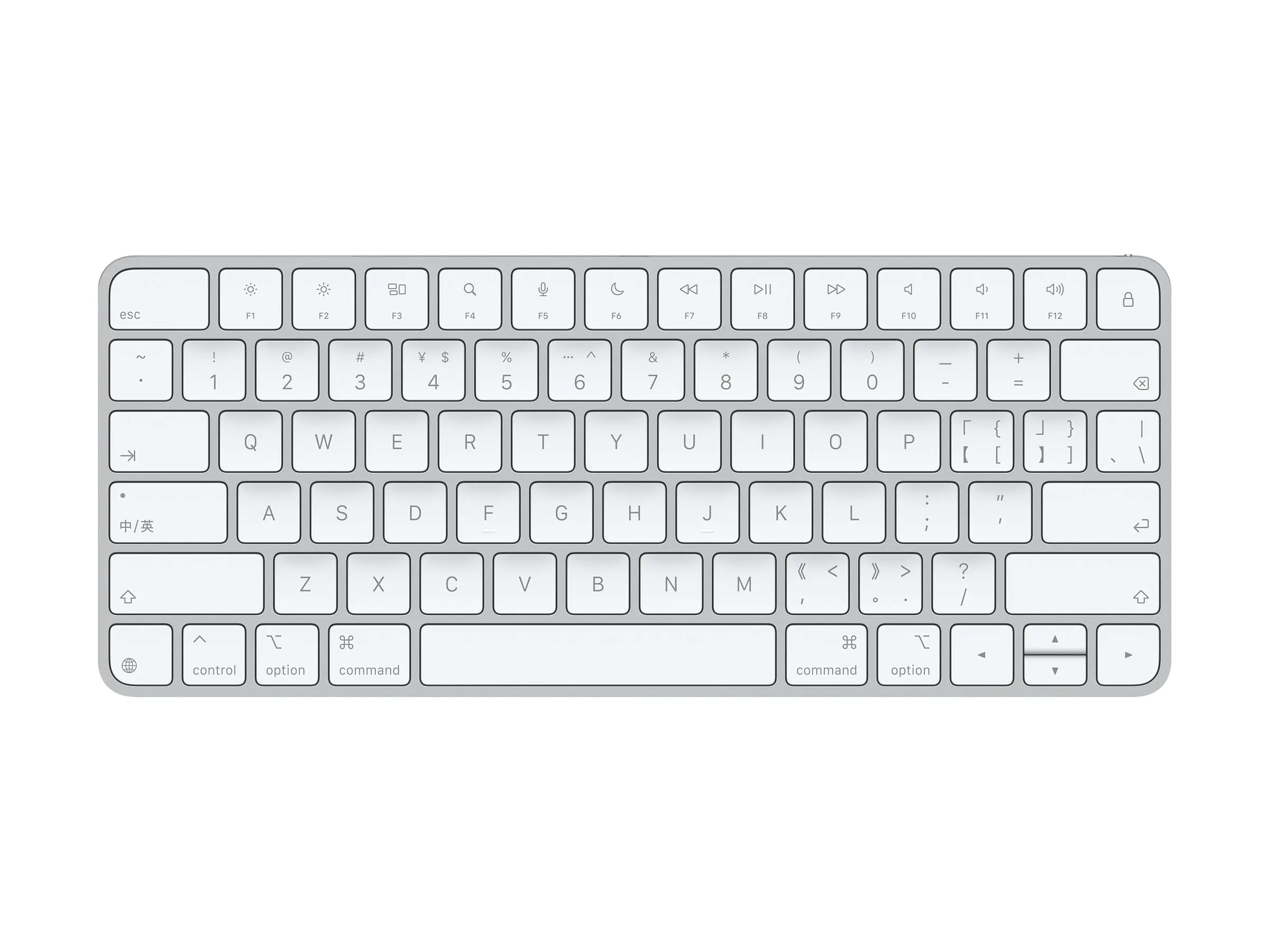 Apple Magic Keyboard - Tastatur - USB-C - kabellos - Bluetooth - QWERTY - Chinesisch