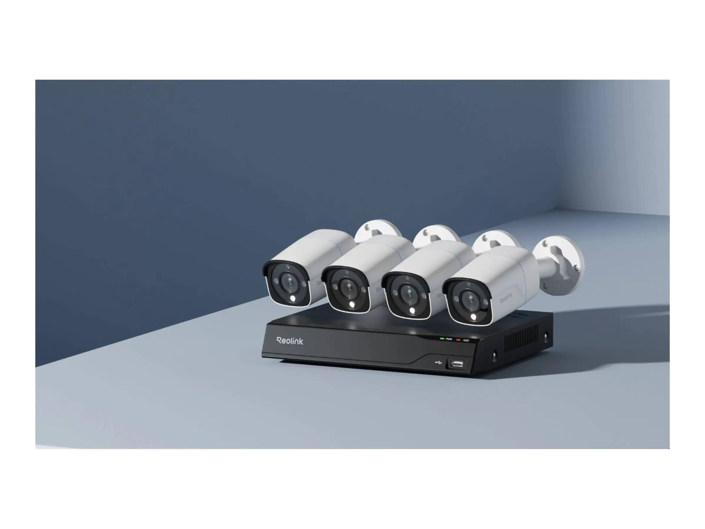 Reolink NVS8-8MB4 - NVR + Kamera(s) - PoE, Wechselstrom