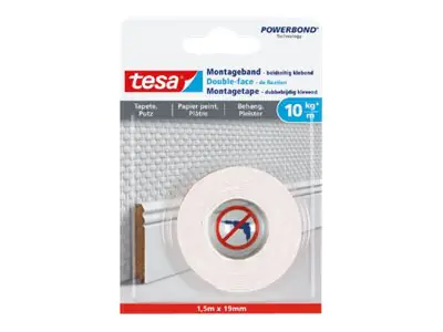 Tesa Powerbond - Doppelseitiges Klebeband - 19 77742-00000-00