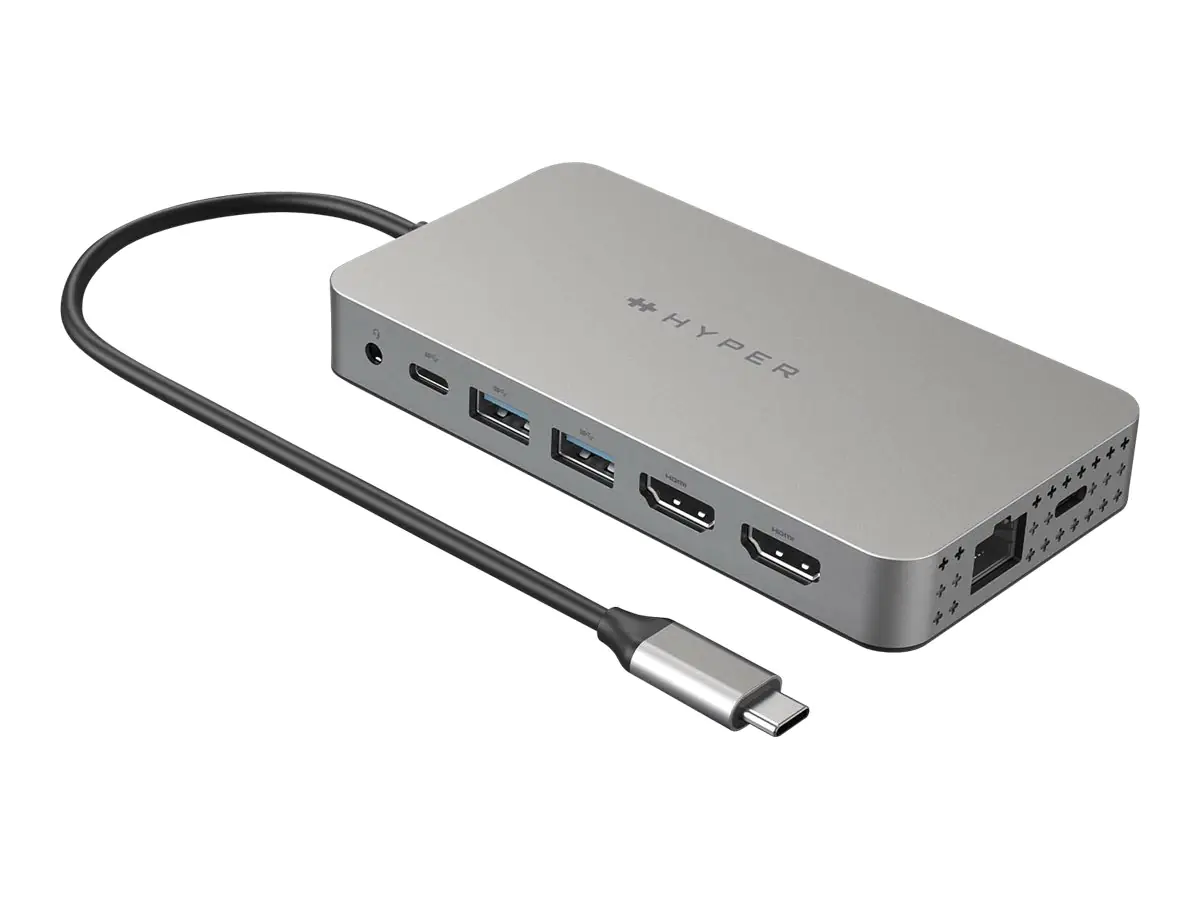 HyperDrive - Dockingstation - USB-C - 2 x HDMI - 1GbE