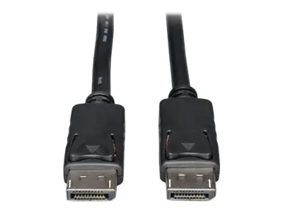 Eaton Tripp Lite Series DisplayPort Cable with Latching Connectors, 4K 60 Hz (M/M), Black, 15 ft. (4.57 m) - DisplayPort-Kabel - DisplayPort (M) zu DisplayPort (M) - 4.6 m - Schwarz