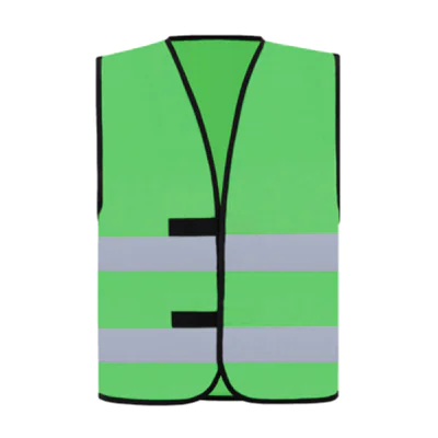 korntex Warnweste Dortmund XXL reflektierend Klettverschlüsse 100 % Polyester grün