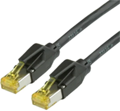 Draka Comteq Cat.6a 5m, 5 m, Cat6a, S/FTP (S-STP), RJ-45, RJ-45, Schwarz 21.05.9556