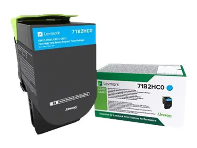 Lexmark X417 - Hohe Ergiebigkeit - Cyan - original 71B2HC0