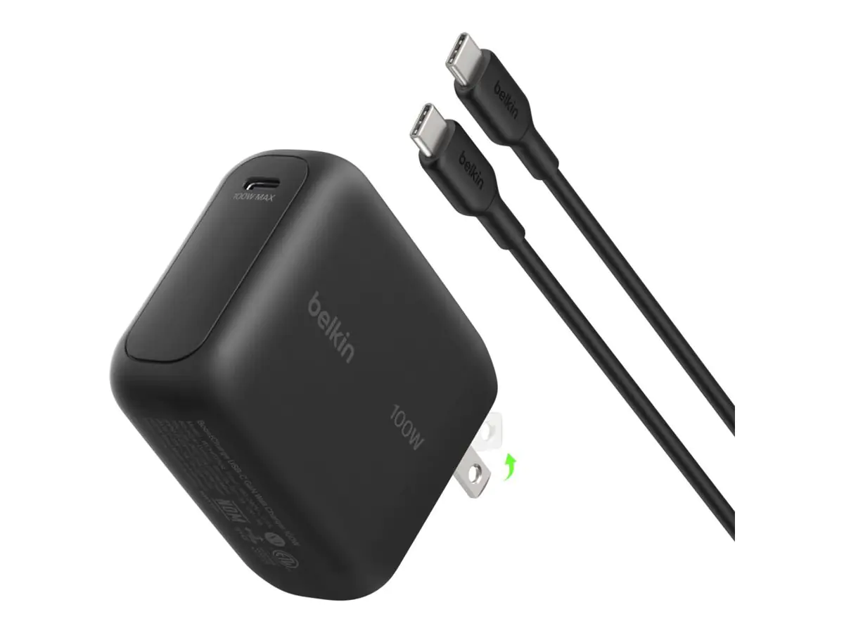 Belkin BoostCharge - Netzteil - GaN - 100 watt - PD 3.2, QC 5.0, AVS, UFCS, Hypercharge, FC 2.0,
